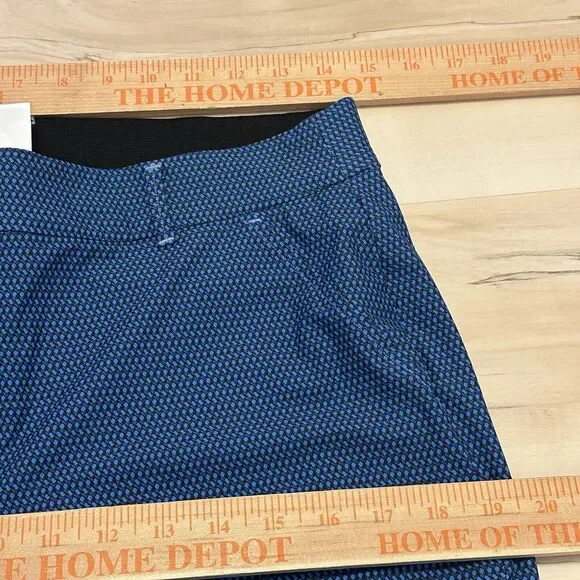 Spanx L Petite Sunshine Solutions Kick Flare Pant Blue Dot Stretch UPF 50 - Picture 7 of 8